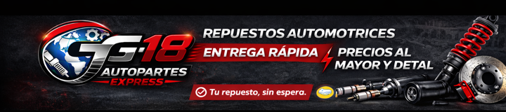 G-18 Autopartes Express — Repuestos automotrices, entrega rápida, precios al mayor y detal